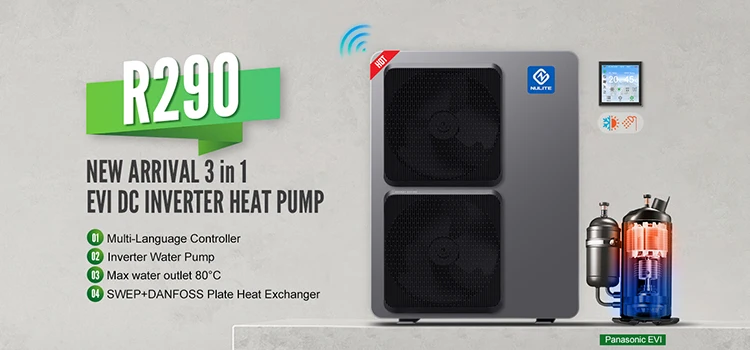 Air to Water Heat Pump, R290, WIFI, 10KW, 16KW - detail 2