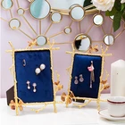 Earrings Board NIKKY Luxury Jewelry Metal Earrings Photo Frame Display Board Earrings Necklace Display Stand