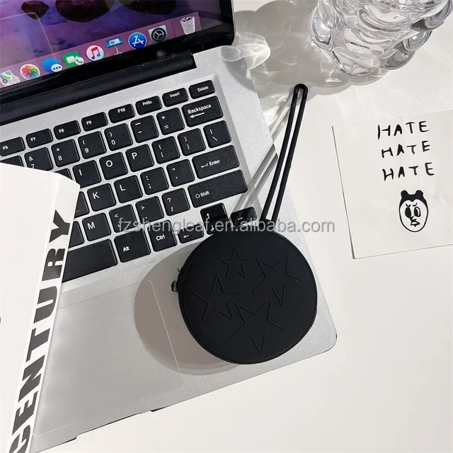 product customized mini pvc coin and earphone pouch unique kawaii silicone key purse wallet for ladies kids women with zipper closure-6