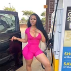 Romper Rompers Plus Size Women 1 Piece Playsuit Sexy Romper Jumpsuit Bodycon Rompers Womens Jumpsuit