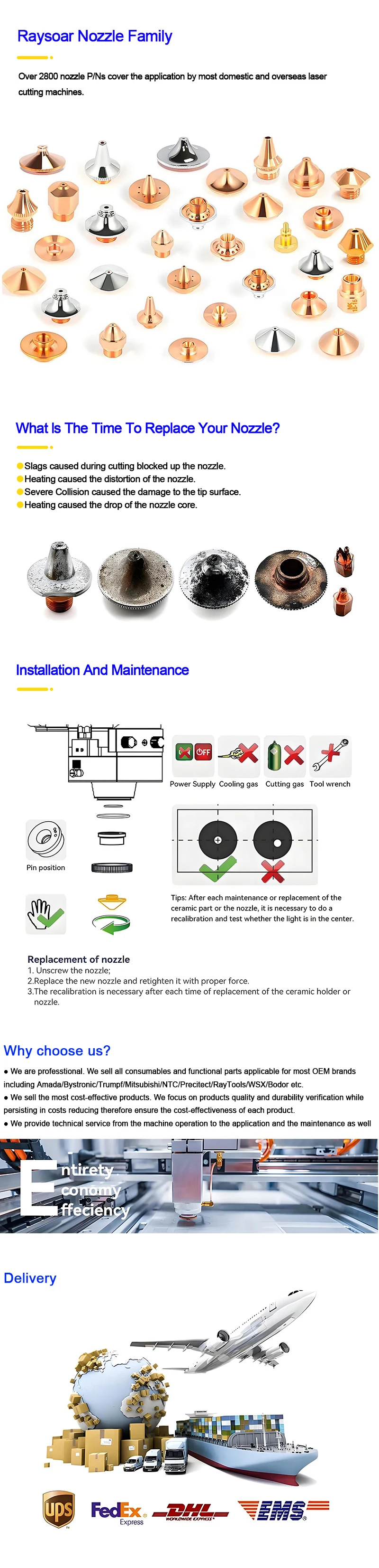 LRTN08 D32 M14 H15 Double Layer Chrome Plating Laser Cutting Nozzle for Raytools Laser Cutting Head