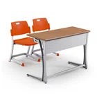 School Furniture School Table Double Table School Furniture Wood Desktop Table