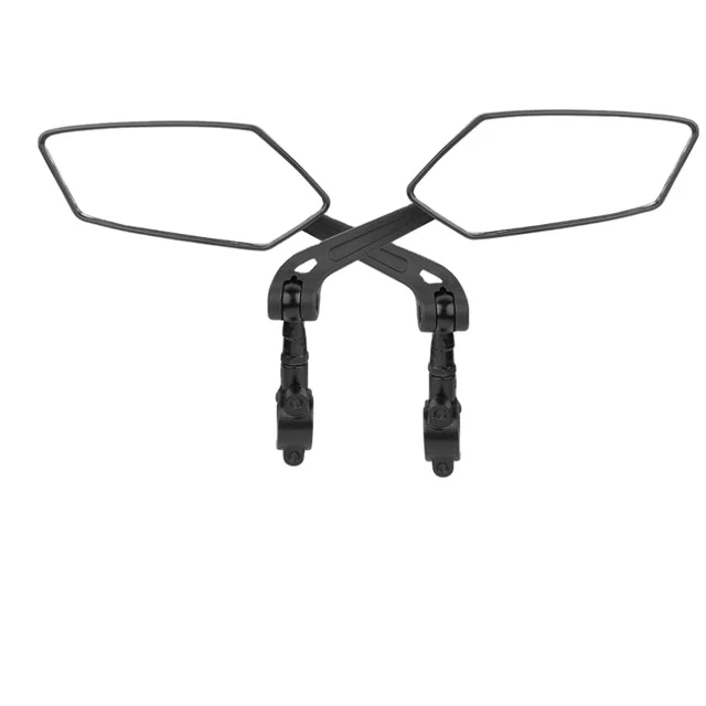 Adjustable Rotatable Safe Rearview Mirror Glass Aluminum Alloy Mountain Bike Rearview Mirror for Handlebars