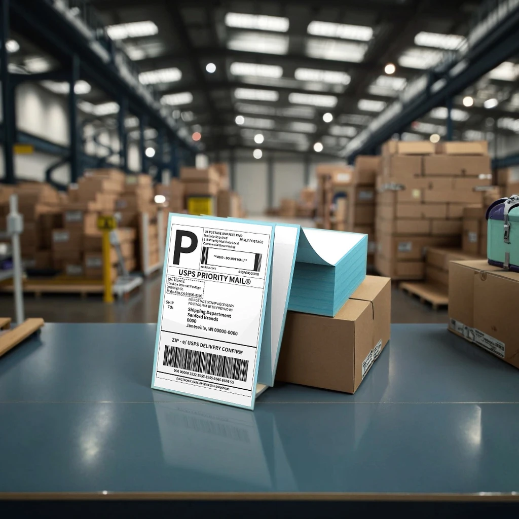 4x6 Thermal Shipping Label Thermal Labels Printer Stickers Logistic Mark Shipping Labels for Warehouse factory