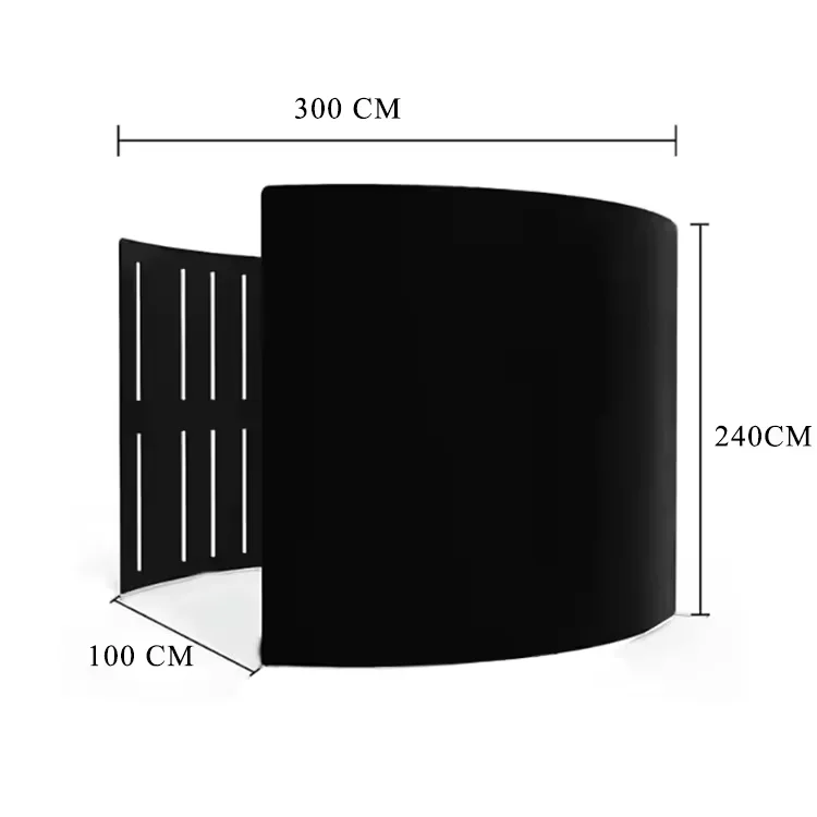 Photo Booth Enclosure Backdrop With LED Light Activity Party Exhibition Other Trade Show Equipment H2e03a924746441cd80ea4b14dd17cc99c