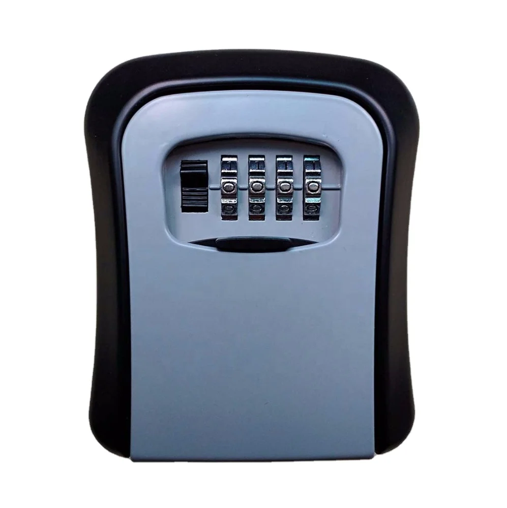 WALL MOUNTED WATERPROOF KEY LOCK W/4 DIGIT SAFE BOX WATERPROOF SECURITY HOLDER 