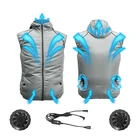 Wholesale Outdoor Anti-UV Cooling Vest Work Clothes With Fan System Fast Delivery
