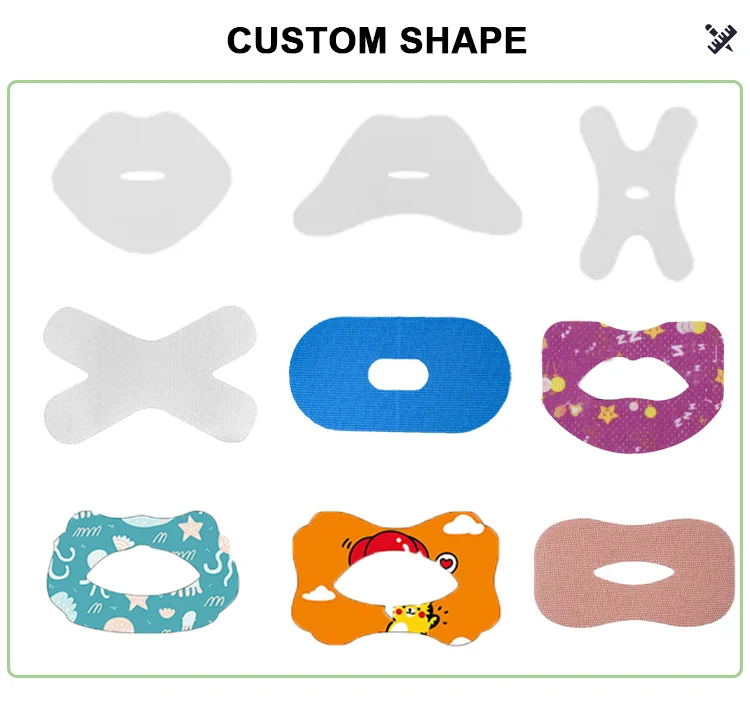 Most Selling Product in alibaba Customized logo Mouth Tape Sleep Better Sleep Aids Mouth Sleep Strips for Snoring Reduction supplier