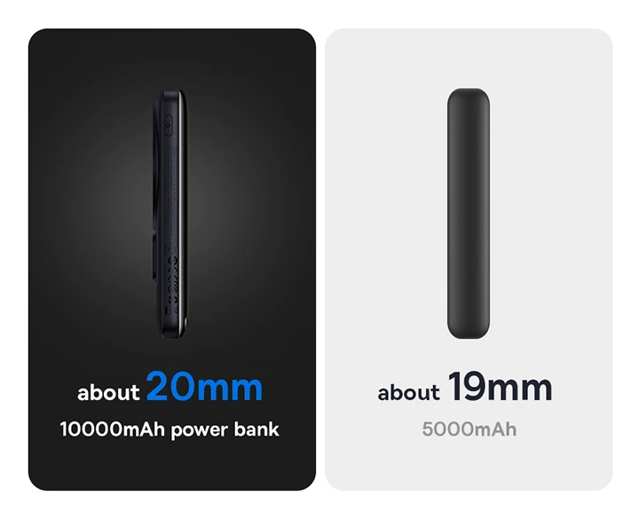 Power Bank Baseus 10.000 mAh 20W + Câble Type-C-to Type-C 60W en 2 Couleurs Noir et Blanc-13