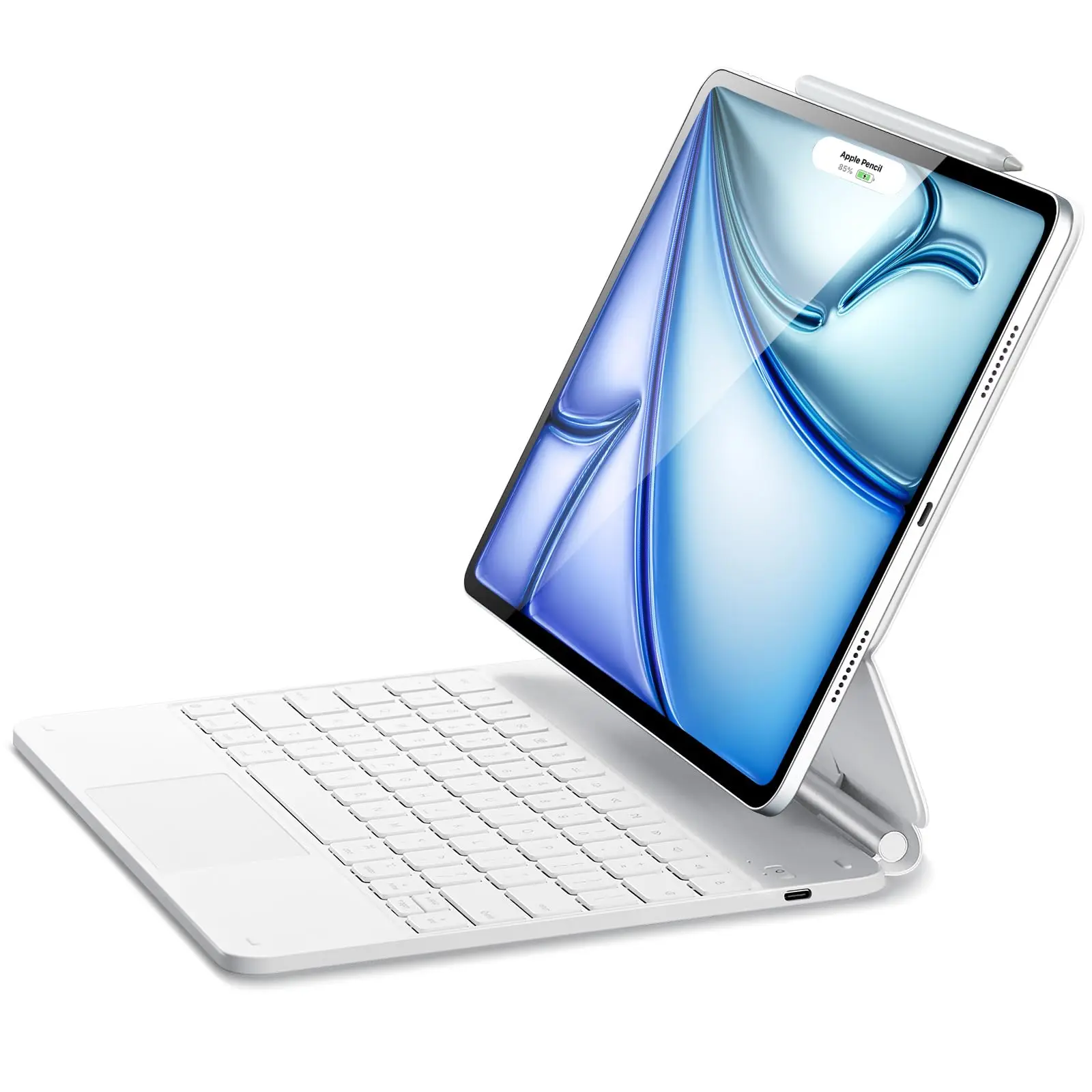 2024 pro 129 6th 3rd magic keyboard cantilever stand precision multi touch trackpad-4