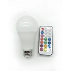 Led B22 Led RGB Colorful LED Light Bulbs With Remote Dimmable 7W E26 E27 B22 Screw Base For Home Party