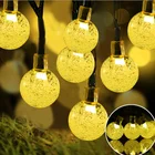 Light Waterproof Outdoor Garden Decoration Ball Shape Solar Power String Light