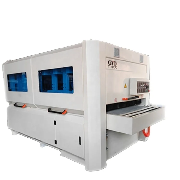 Wood sander 1000/1300mm width Woodworking machinery MDF cabinet wood brush polish sanding machine_5