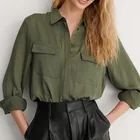 New Ladies Wear 2021 New Style OEM Viscose Elegant Women's Clothing Blouses Shirts For Office Ladies Casual Wear