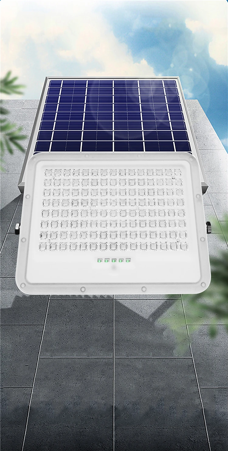 Remote Control 200 300 watt Floodlight Outdoor 200W 300W Solar Flood Light