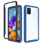 Phone Samsung Galaxy 360 Full Protection Acrylic TPU PC Clear Mobile Phone Case For Samsung Galaxy A21S