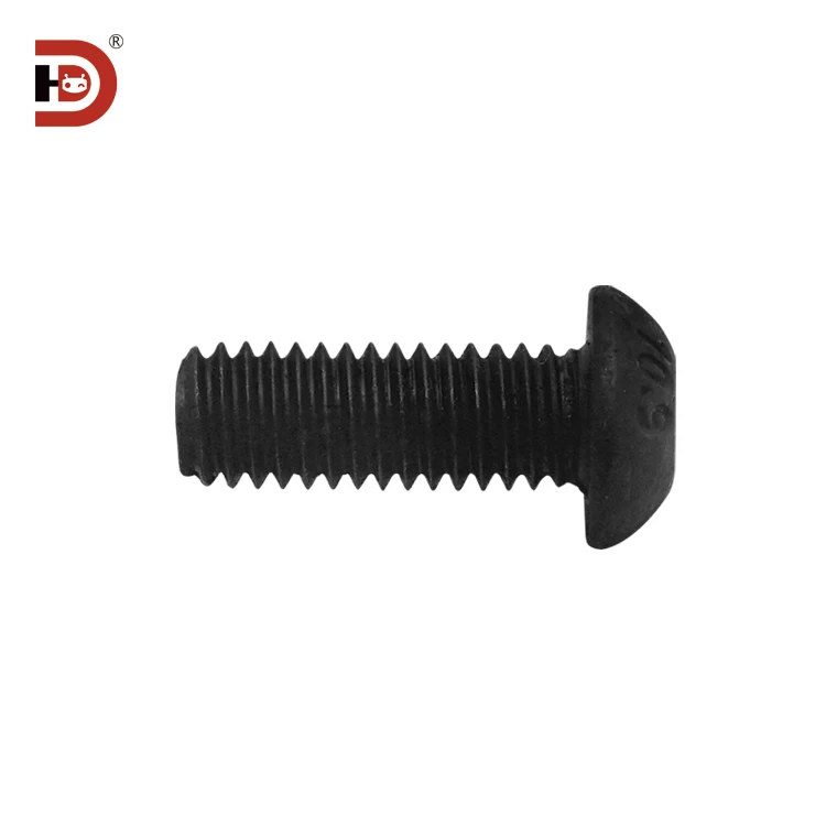 10.9 Grade High Hardness Carbon Steel Screw Hexagonal Round Head Bolt Locking Component M4/5/6/8 factory