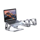 Computer Notebook Ergonomic Elevator Aluminum Riser Metal Holder Laptops Stand Cooler Use 13-17 Inch