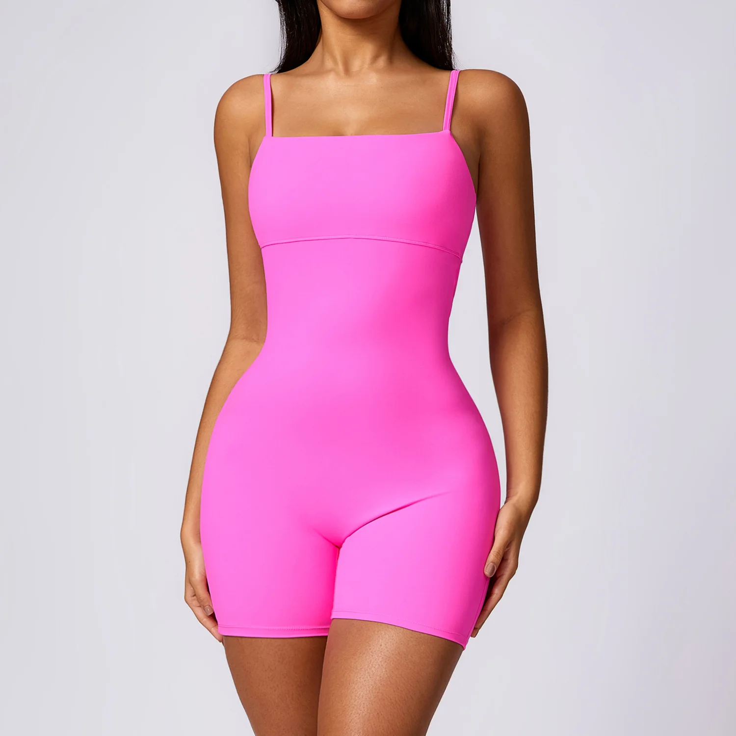 2024 New Sexy Women One Piece Yoga Gym Fitness Jumpsuit Quick Dry Sleeveless Backless Butt Lifting Yoga Bodysuit Workout Rompers