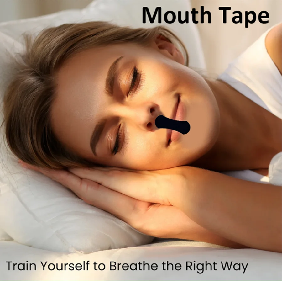 product breathable mouth tape strong hold and irritation free adhesion gentlecomfortable mouth sleep strips for sensitive skin-0