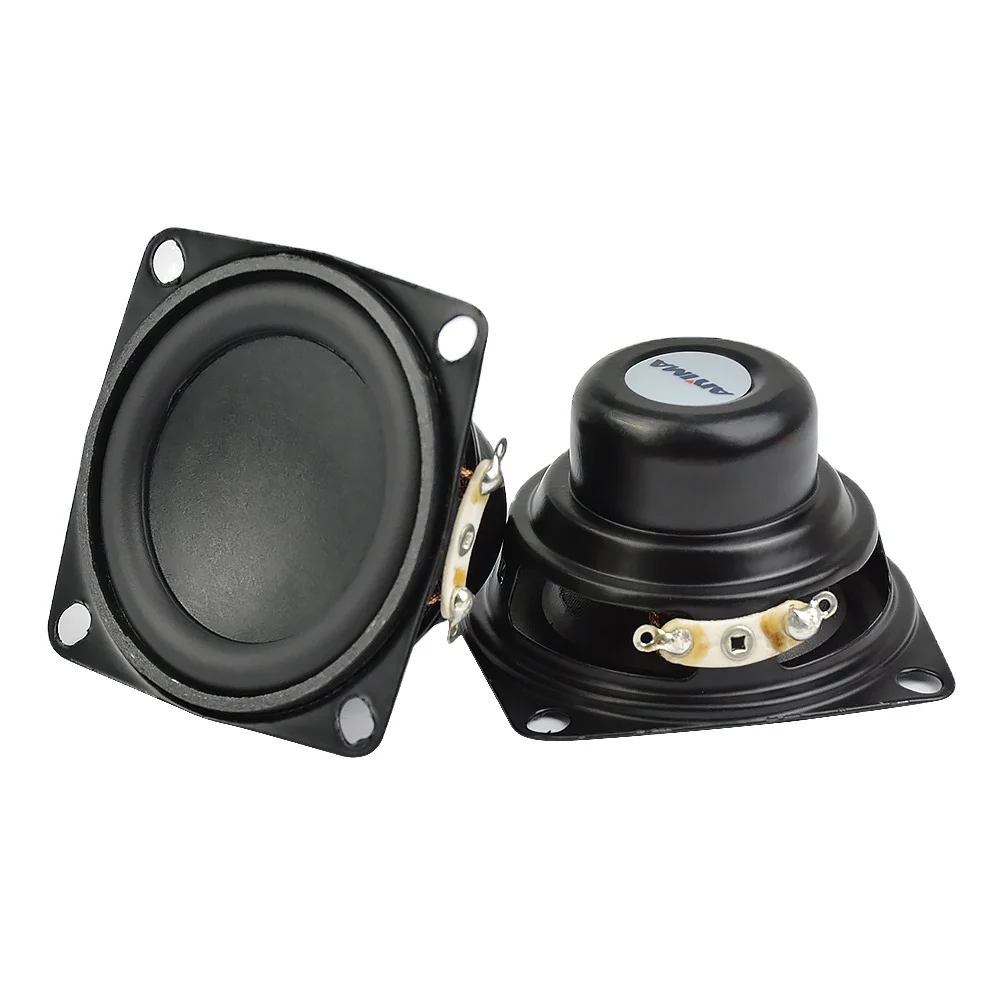 thumbnail image 2 of Aiyima 2pcs 3inch 77mm Audio Portable Full Range Speakers 4ohm 5w Diy For Bluett 2 of 12