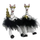 Decoration NEW Style Home Decoration Resin Animal Pinto With Flopping Leg Ornament A/B Styles