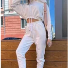 Custom Hoodie Pullover Unlined Custom Blank Hoodie Women's Pullover Street Sports Jogging Pants Pullover 2 Piece Set