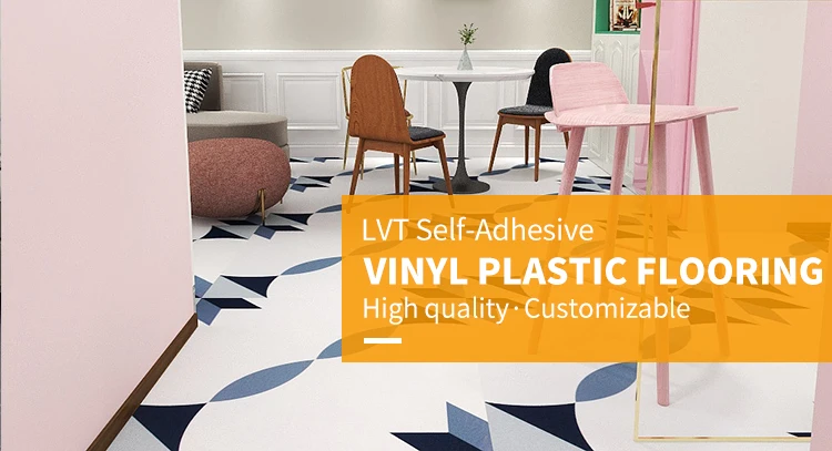 Waterproof Self Adhesive Vinyl Flooring with 3 Years Warranty and 62 Pieces per Carton for Indoor Use