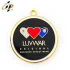 Cheap Charm Zinc Alloy Cheap Custom Metal Gold Hard Enamel Charm Pendant