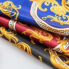 Satin Woven Printed Satin 100 Poly Beautiful Printed Stretch Silk Satin Fabric For Dress
