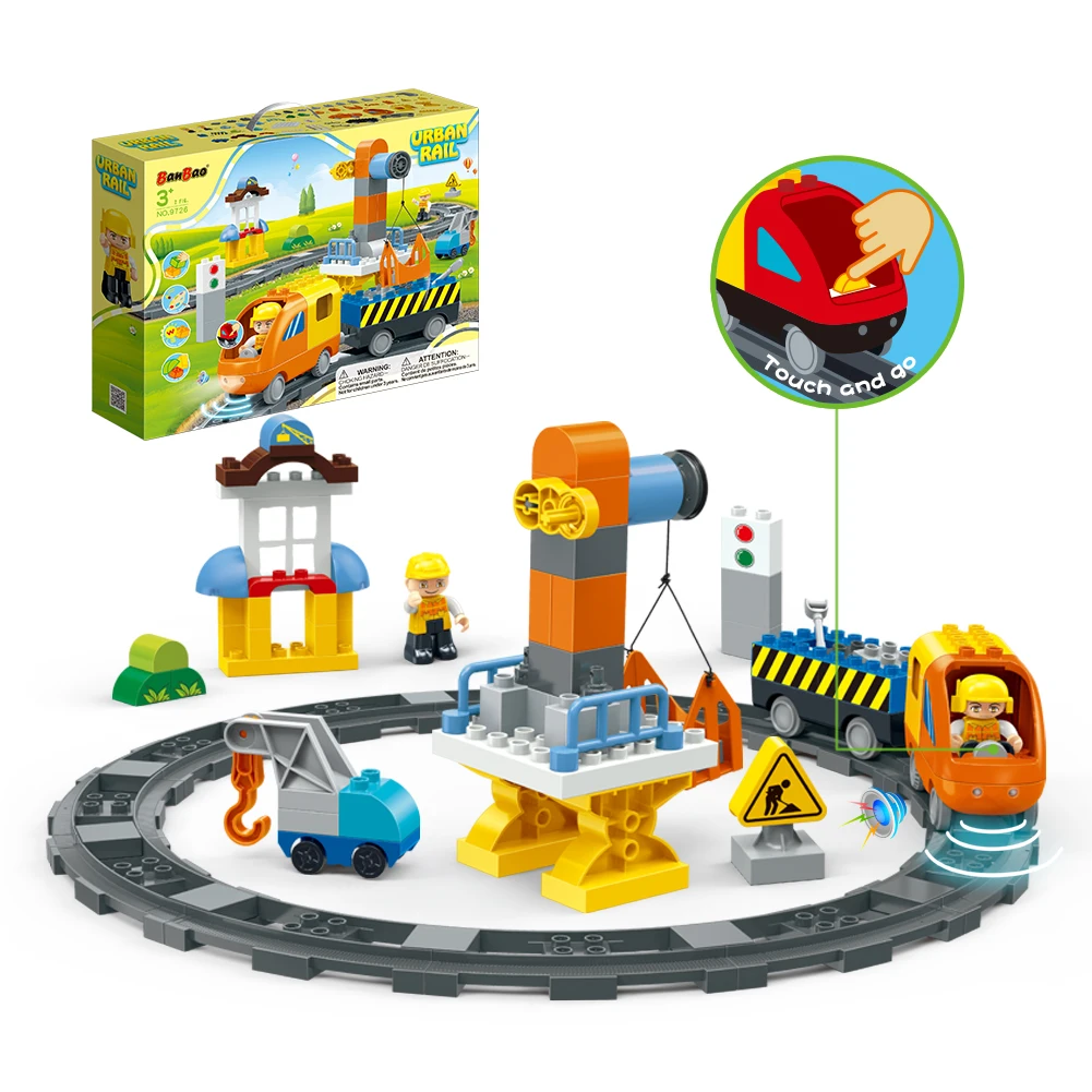 uitzetten lezing controller B9726 Banbao Custom Logo Electric Freight Train Plastic Big Building Blocks  Toys With Boys And Girls Bricks Toys For Education - Buy Banbao Custom Logo  Electric Freight Train Toys,Plastic Big Building Blocks