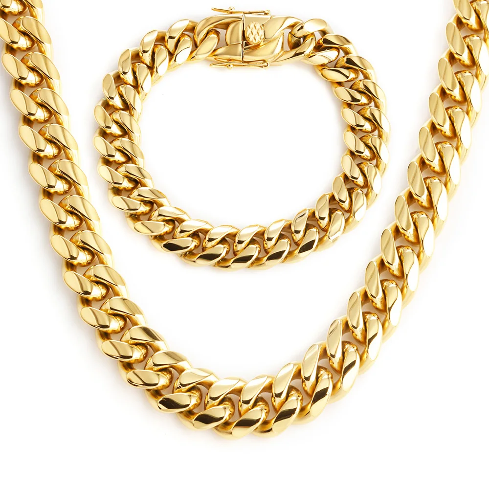 mens chunky 9ct gold chain