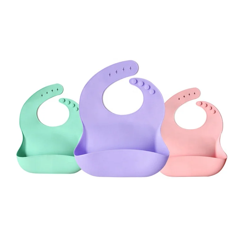 Custom Silicone Baby Bib  baby supplies ODM OEM Waterproof  Baby Bibs
