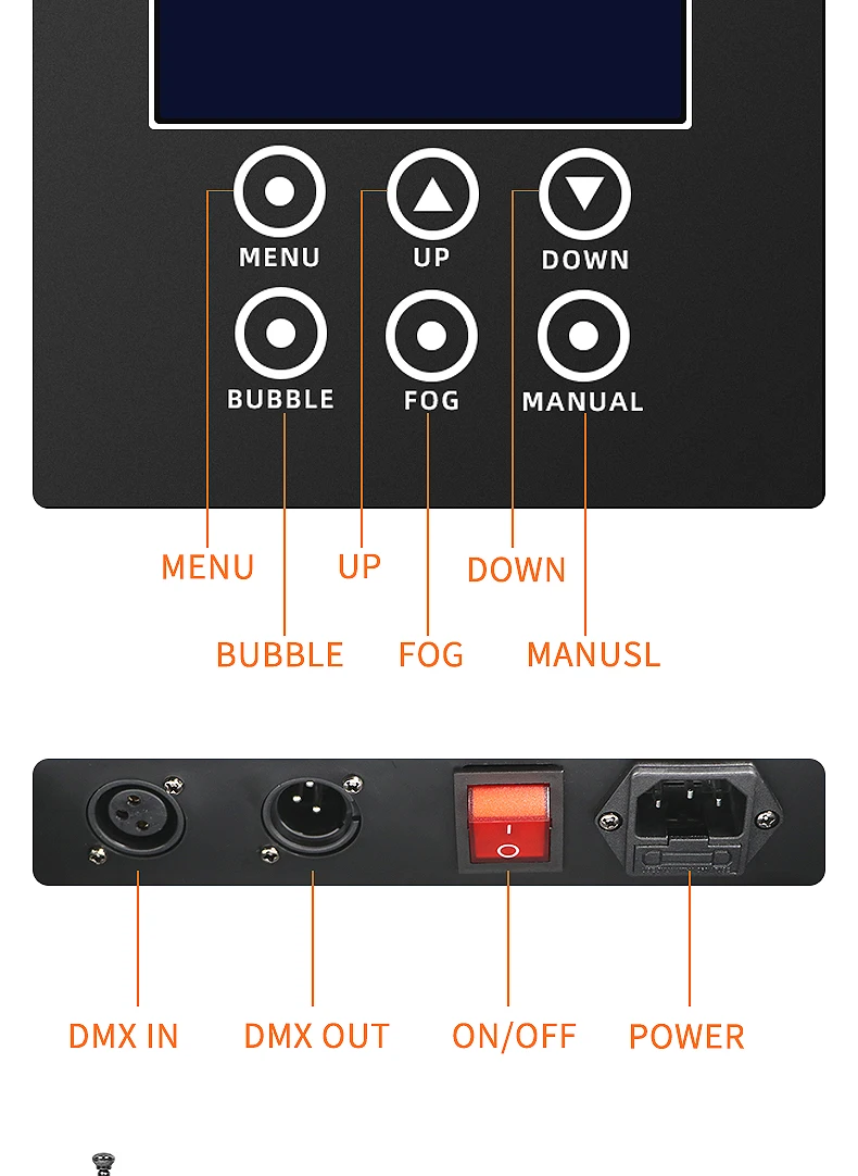 SHTX Professional 1500W Full Color Smoke Bubble Machine for Party Events Wedding with Remote Control LED Fog Bubble Machine