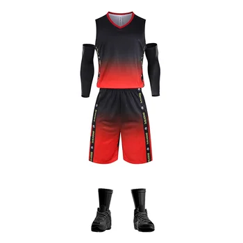 Mens Blank Plain Mesh Basketball jersey Latest design Basketball Jerseys and shorts sets for College teams