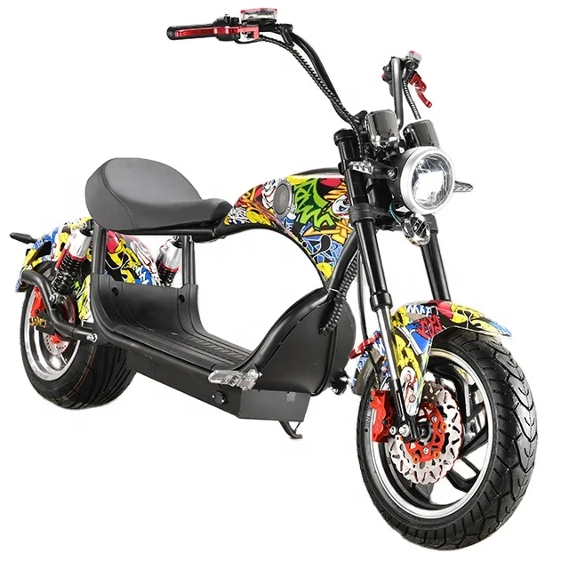 electric scooter fat tire chopper style 2000w motor 20ah 60v