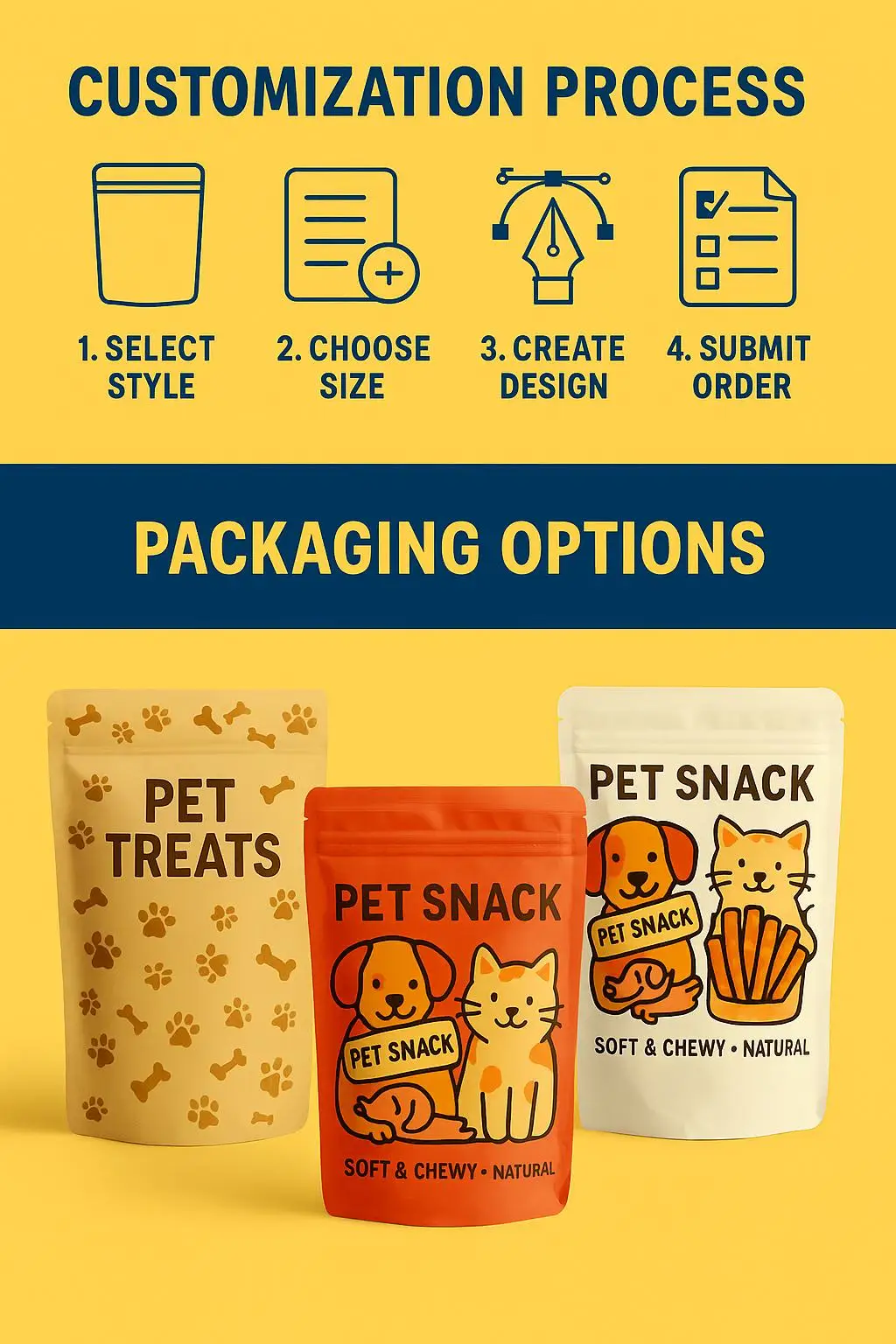 Resealable Stand Up Pouch for Pet Treats and Snacks - detail 10