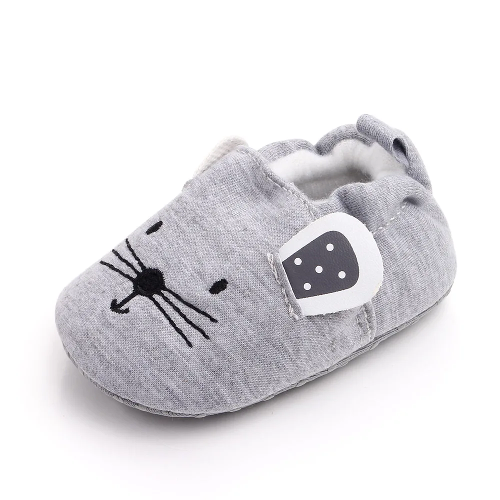 Winter New Cartoon Animals 0-1 Year Old Baby Home Non-slip Toddler Shoes manufacture