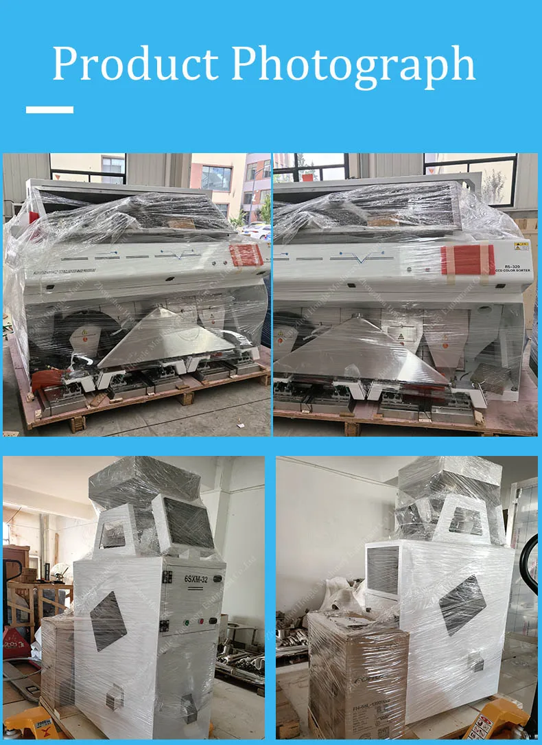 Factory Price Coffee Cherry Soybean CCD Mini Seeds Color Sorter Machine Grain Color Sorting Machine manufacture