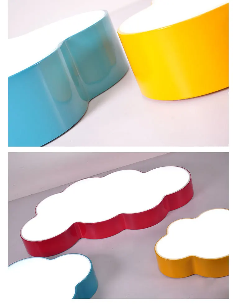Kids Indoor Pendant Lights Cartoon Lovely Kindergarten Baby Small Cloud Lamps Led Ceiling Chandeliers