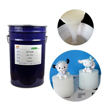 hot selling translucent silicone rubber liquid for mold making rtv2 condensation cure a b china factory