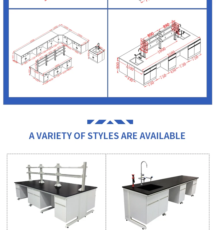 Biology Lab Equipment, Chemistry Laboratory Work Table Lab Work Bench Table/