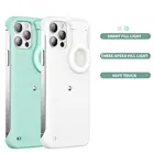 Phone Case Iphone Ring Light Phone Case LED Selfie Flashlight Light Up Phone Case For IPhone 12 Pro
