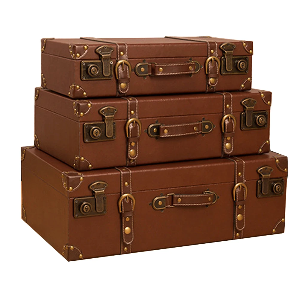 Handmade Retro Vintage Trunk,Leather 