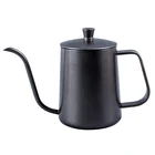Coffee Pot Coffee Pot 600ml Black Vintage Stainless Steel 304 Material Gooseneck Kettle Pour Over Coffee Pot
