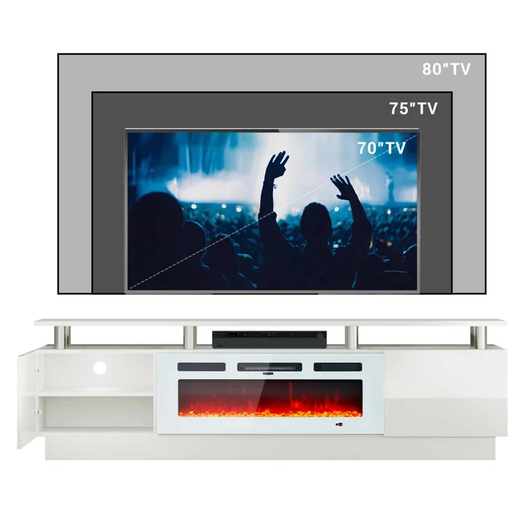 Electric Fireplace, 70'', 80'' - detail 12