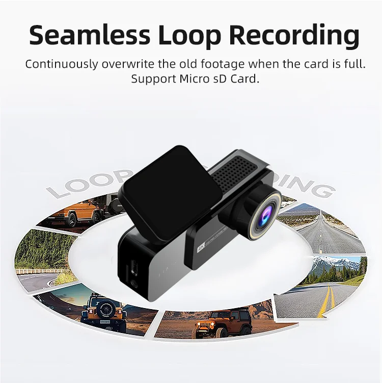 Coview New Dash Cam Per Auto 4k DVR 1.47 Inches IPS LCD Dual Lens Dash Cam 4k Black Box F1.8 with Parking Monitoring for Agent details