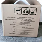 Products New Products Read To Ship White And Blue Disposable Civil Mask