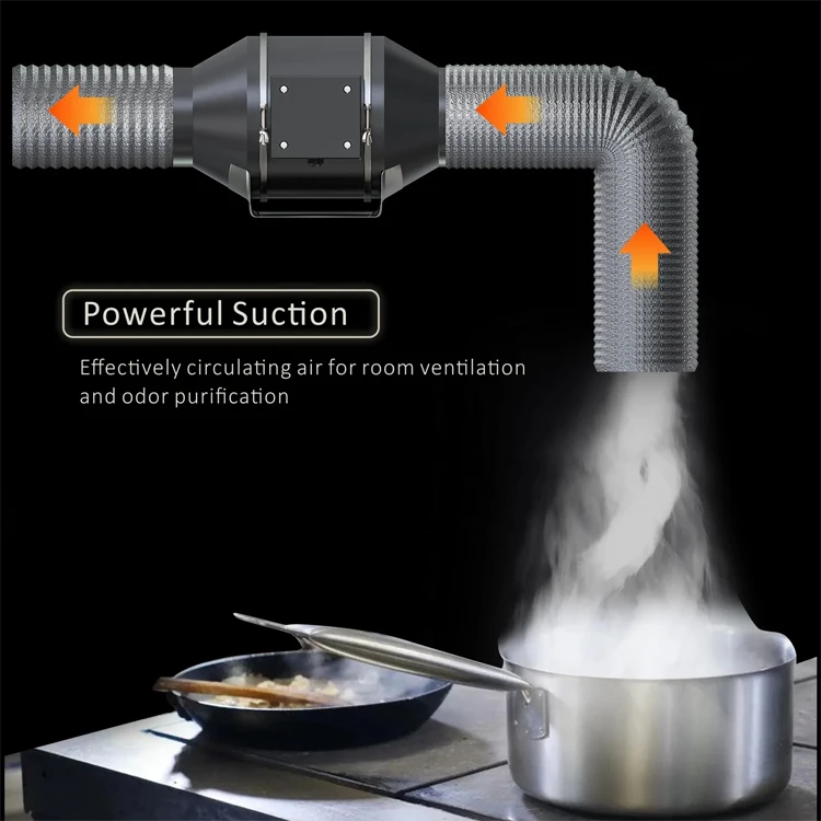 Duct Fan Boosters, Wall, 220~240V, 212 CFM - detail 18