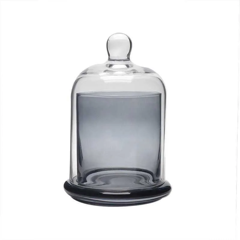 product hot sell 120ml 210ml 390ml glass candle holders lanterns candle jars scented candle glass jar-30